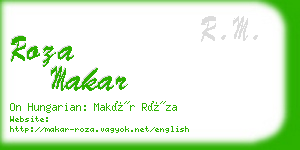 roza makar business card